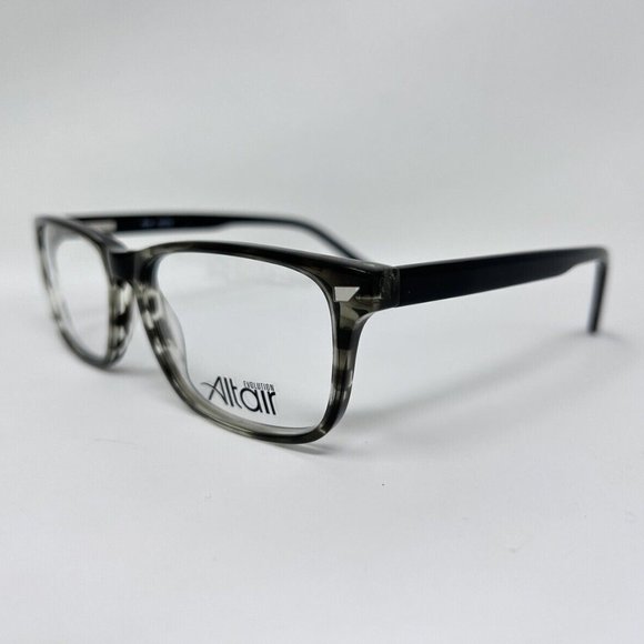 ALTAIR EVOLUTION EYEGLASSES A4036 FRAMES (001) BLACK HORN 54 [] 17 140 DEMOS - Picture 1 of 13